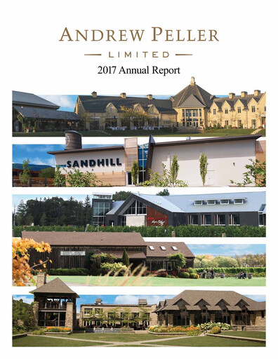 Thumbnail Andrew Peller
 Annual Report 2017