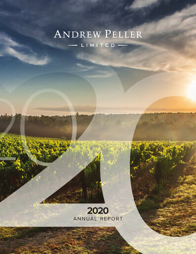 Thumbnail Andrew Peller
 Annual Report 2020