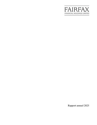 Vorschaubild Fairfax Financial
 Jahresbericht 2025