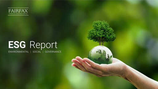 Thumbnail Fairfax Financial
 ESG Report 2024