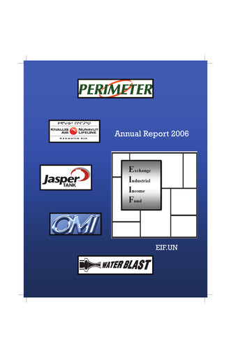 Thumbnail Exchange Income Corporation Annual Report 2006