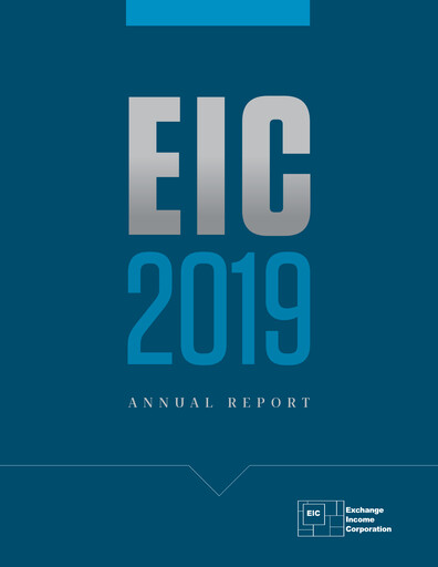 Thumbnail Exchange Income Corporation Annual Report 2019