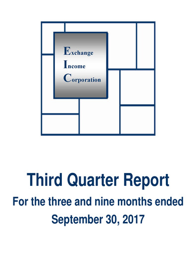 Thumbnail Exchange Income Corporation Quarterly Report 2017-q3