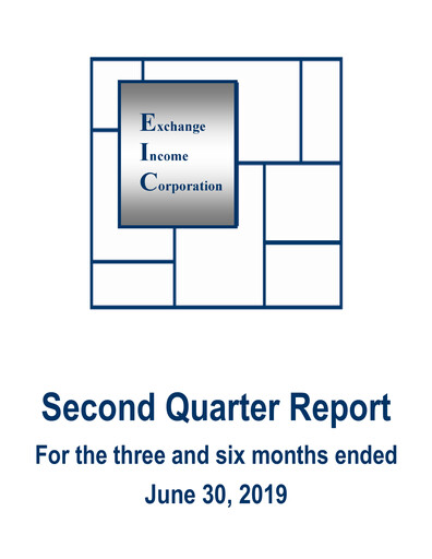 Thumbnail Exchange Income Corporation Quarterly Report 2019-q2