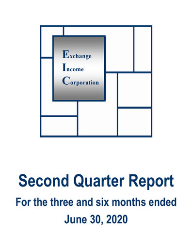 Thumbnail Exchange Income Corporation Quarterly Report 2020-q2