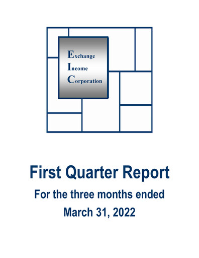 Thumbnail Exchange Income Corporation Quarterly Report 2022-q1