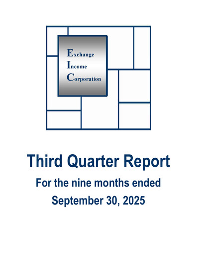 Thumbnail Exchange Income Corporation Quarterly Report 2025-q3