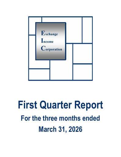 Thumbnail Exchange Income Corporation Quarterly Report 2026-q1