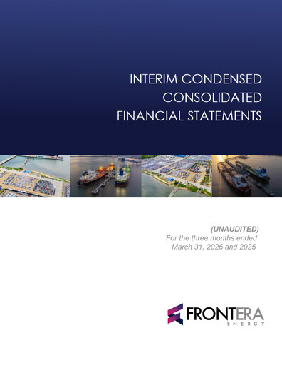 Thumbnail Frontera Energy Financial Statement 2026-q1
