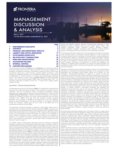 Thumbnail Frontera Energy Quarterly Report 2022-q1