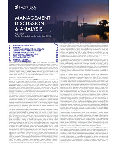 Thumbnail Frontera Energy Quarterly Report 2024-q2