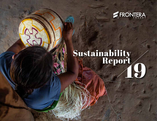Thumbnail Frontera Energy Sustainability Report 2019