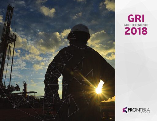 Thumbnail Frontera Energy Sustainability Report 2018