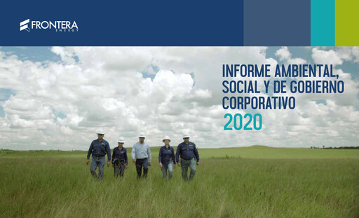 Thumbnail Frontera Energy Sustainability Report 2020