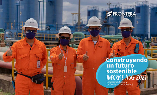 Thumbnail Frontera Energy Sustainability Report 2021