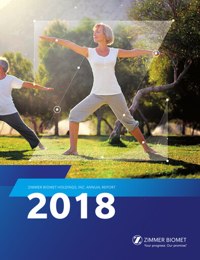 Thumbnail Zimmer Biomet Annual Report 2018