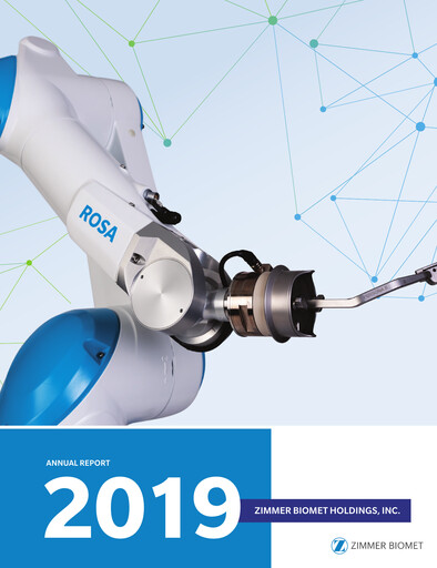 Thumbnail Zimmer Biomet Annual Report 2019