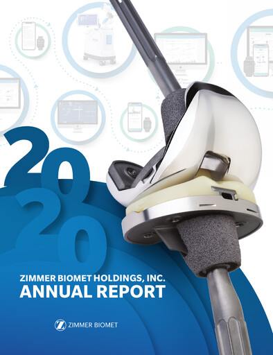 Thumbnail Zimmer Biomet Annual Report 2020