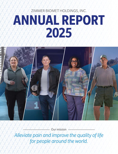 Miniature Zimmer Biomet Rapport annuel 2025
