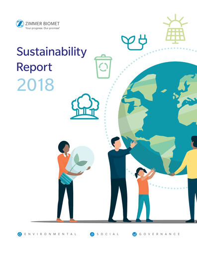 Thumbnail Zimmer Biomet Sustainability Report 2018