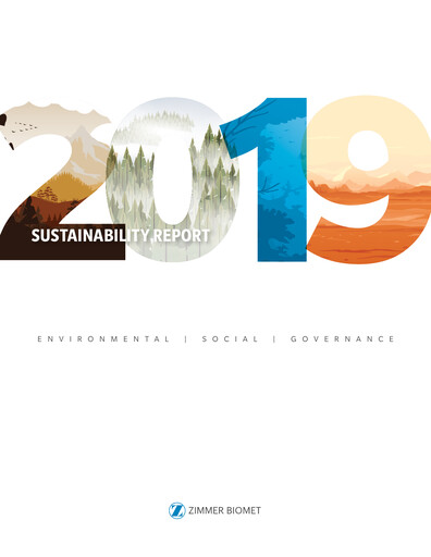Thumbnail Zimmer Biomet Sustainability Report 2019