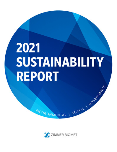 Thumbnail Zimmer Biomet Sustainability Report 2021
