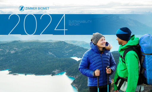 Miniature Zimmer Biomet Rapport de durabilité 2024