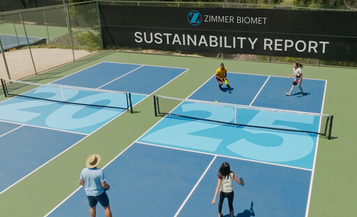 Thumbnail Zimmer Biomet Sustainability Report 2025