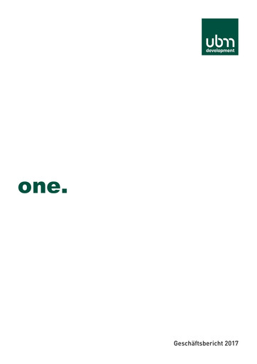Vorschaubild UBM Development Jahresbericht 2017