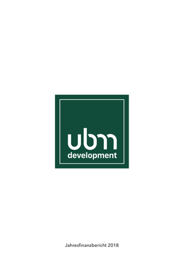 Thumbnail UBM Development Financial Report 2018