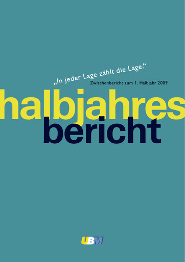 Vorschaubild UBM Development Halbjahresbericht 2009-h1