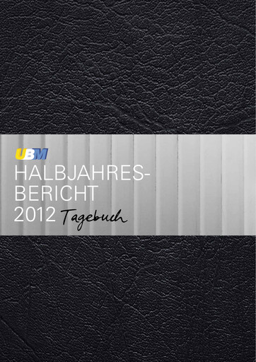 Vorschaubild UBM Development Halbjahresbericht 2012-h1