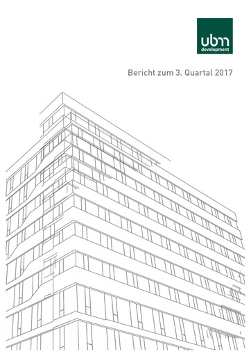 Miniature UBM Development Rapport trimestriel 2017-q3