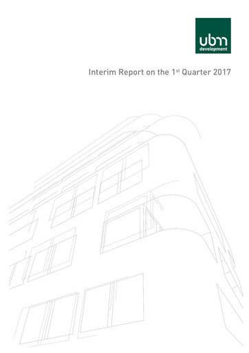 Miniature UBM Development Rapport trimestriel 2017-q1