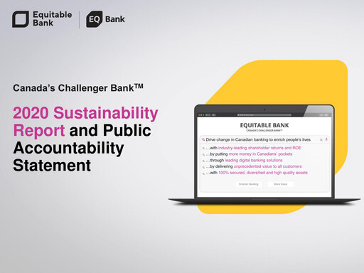 Thumbnail EQB (Equitable Bank) Sustainability Report 2020