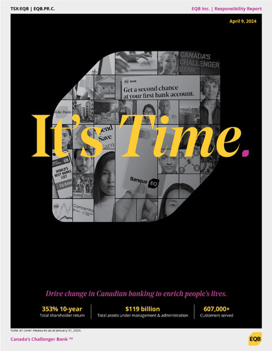 Thumbnail EQB (Equitable Bank) Sustainability Report 2023