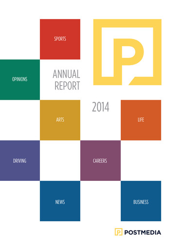 Thumbnail Postmedia Network Canada Annual Report 2014