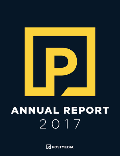 Thumbnail Postmedia Network Canada Annual Report 2017
