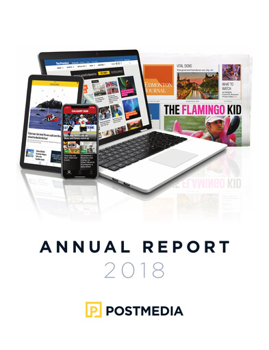 Thumbnail Postmedia Network Canada Annual Report 2018