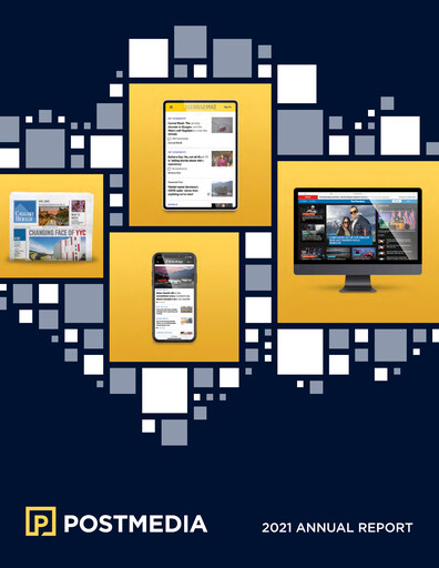Thumbnail Postmedia Network Canada Annual Report 2021