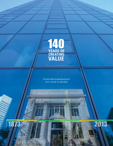 Thumbnail Zions Bancorporation
 Annual Report 2013