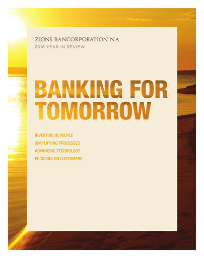 Thumbnail Zions Bancorporation
 Annual Report 2018