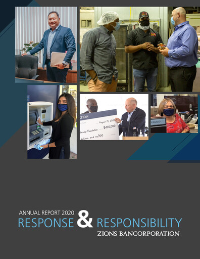 Thumbnail Zions Bancorporation
 Annual Report 2020