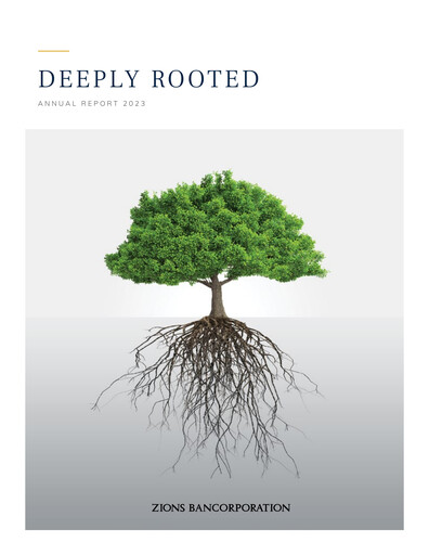 Thumbnail Zions Bancorporation
 Annual Report 2023