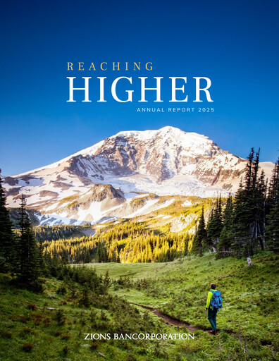 Thumbnail Zions Bancorporation
 Annual Report 2025