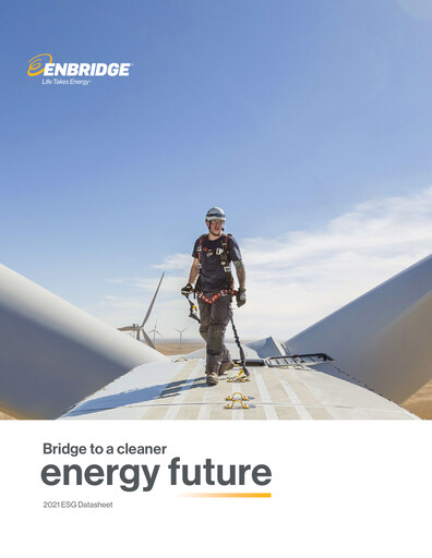 Thumbnail Enbridge ESG Report 2021