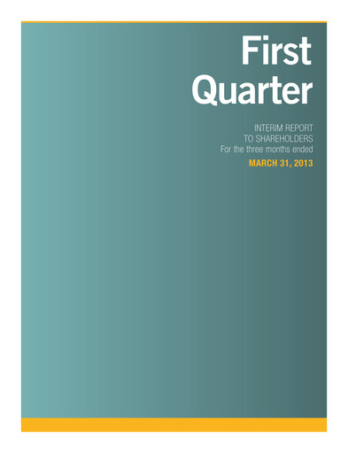 Vorschaubild Enbridge Quartalsbericht 2013-q1