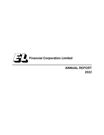 Thumbnail E-L Financial Annual Report 2022