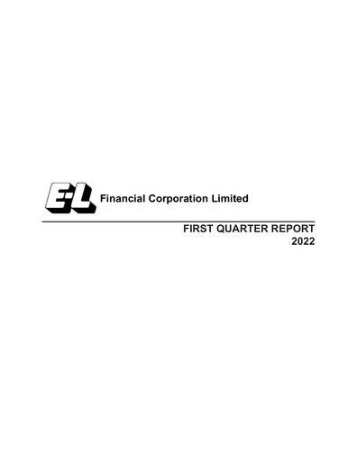 Miniature E-L Financial Rapport trimestriel 2022-q1