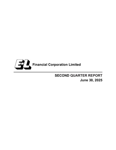 Miniature E-L Financial Rapport trimestriel 2025-q2
